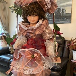 Beautiful Porcelain dolls 17 inches